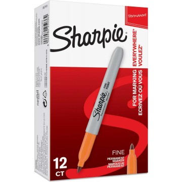 MARKER SHARPIE FINE ORANŽNA 12/1 8355