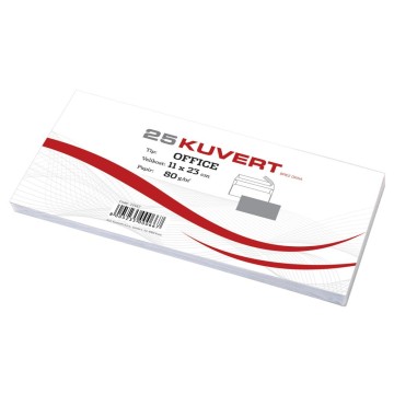 Kuverta AMER. BO BELA 110x230 80gr 25/1 23167