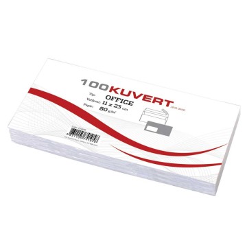 Kuverta AMER. LO BELA 110x230 80gr 100/1 23168B