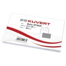 Kuverta B6  BELA 125 x176 mm 80gr 25/1 23169