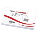 Kuverta B6 BELA 120x180mm 80gr 100/1 SI 23169B