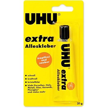 LEPILO UHU ALLESKLEBER EXTRA 31G-BLISTER 29234