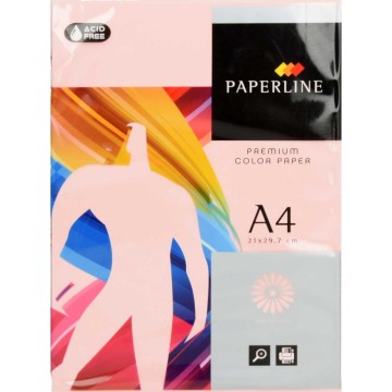 PAPIR BARV. PAPERLINE A4 500/1 ROSE 30091