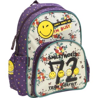 Nahrbtnik kids Smiley 2 bež/vijola 52544