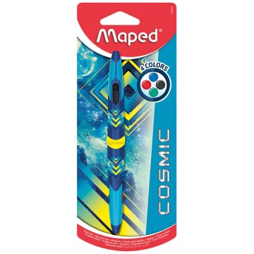 Kemični svinčnik MAPED Cosmic 4v1, modra 570796