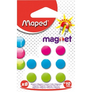 MAGNETI MAPED 10MM 8/1 SORT-BLISTER 57754