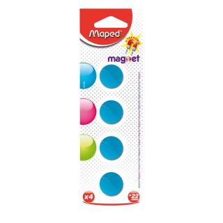 MAGNETI MAPED 22MM 4/1 SORT-BLISTER 57755