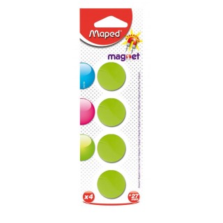 MAGNETI MAPED 27MM 4/1 SORT-BLISTER 57756