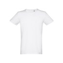 THC SAN MARINO WH. Men's short-sleeved T-shirt in combed cotton. White