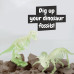 2 in 1 Fossil Excavation Kit I. Educational game for children