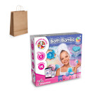 Bath Bombs Kit III. Educational toy supplied with a kraft paper gift bag (115 g/m²)