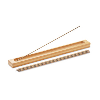 Incense set in bamboo