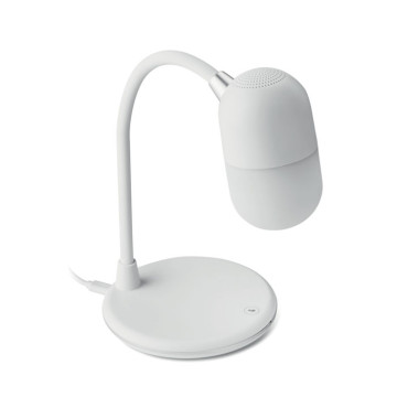 Namizna LED lučka z wireless polnilnikom in bluetooth zvoćnikom MO9675-06