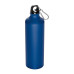 Metal drinking bottle with carabiner Brno