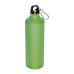 Metal drinking bottle with carabiner Brno