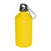 Metal drinking bottle with carabiner Kielce