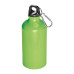 Metal drinking bottle with carabiner Kielce