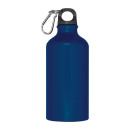 Metal drinking bottle with carabiner Kielce