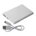 Power-bank - prenosna polnilna baterija s prikazovalnikom 2.200mAH Pineville, bela 034606