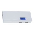 Power bank - prenosna polnilna baterija z dvema izhodoma za telefon ali tablico Stafford 10.000mAh, bela 051806