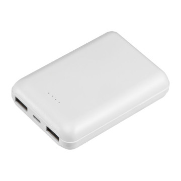 Powerbank - mobilna polnilna baterija z dvema izhodoma 10.000 mAh, bela 118406