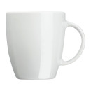 Skodelica iz porcelana s kvadratnim dnom 300ml Ottawa, bela 268906