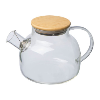 Glass jug with bamboo lid Frankfurt