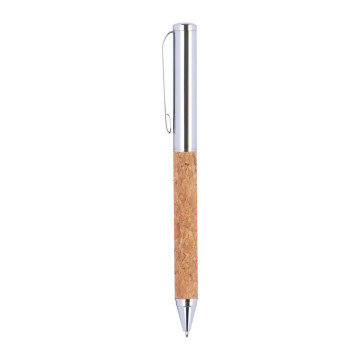 Twist-ballpen metal and cork Lillehammer