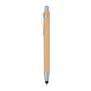 Bamboo ballpen with touch function