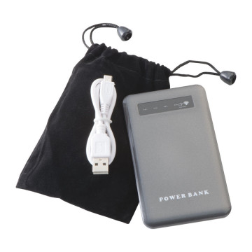 Powerbank - polnilna baterija Kingsville 4.000mAh, siva 351407