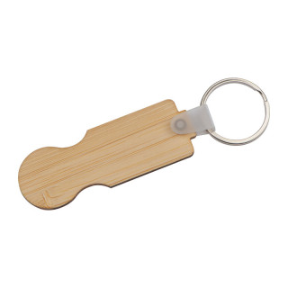 Bamboo shopping coin key ring Gothenburg